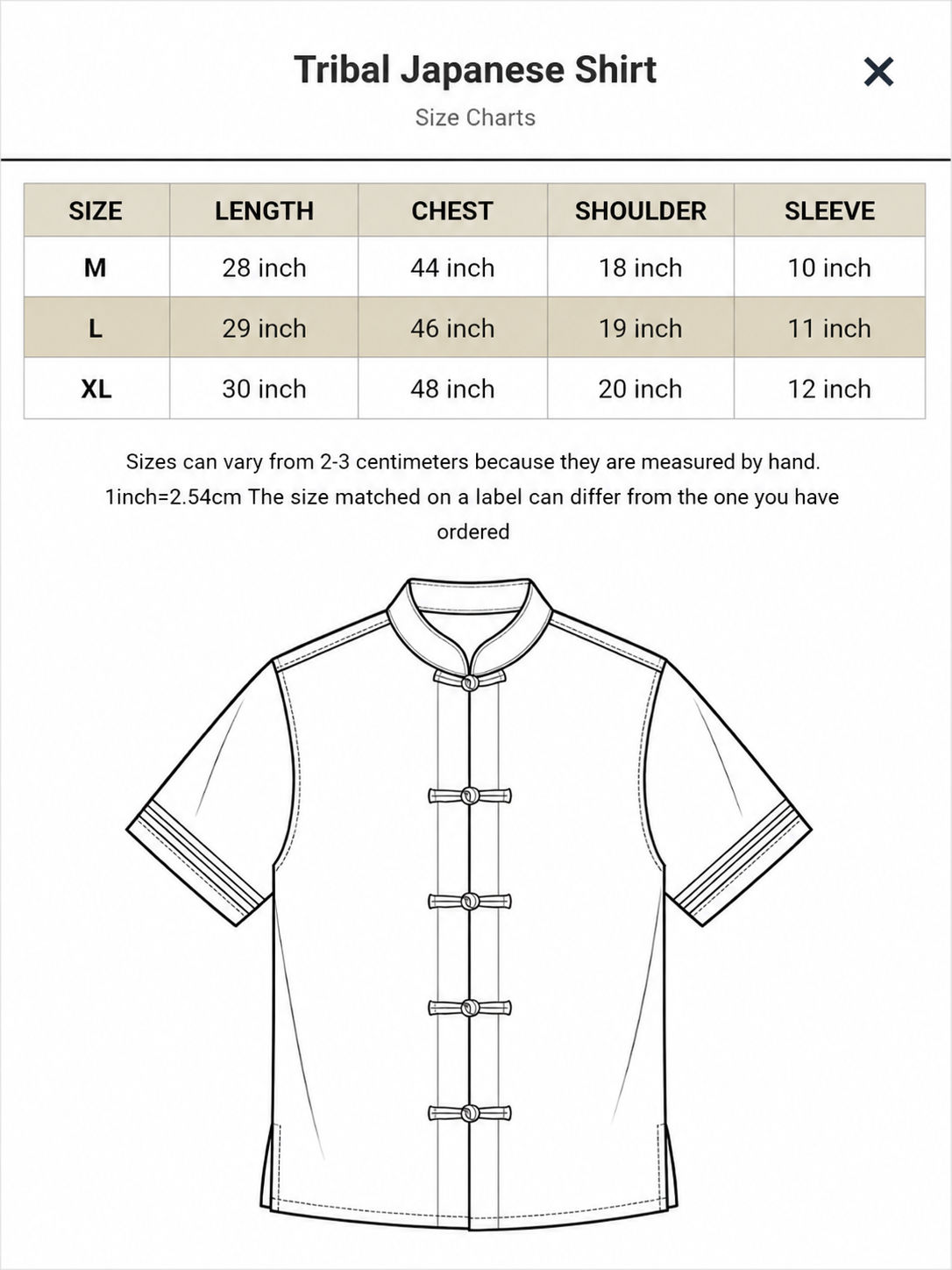 Tribal Japanese Shirt